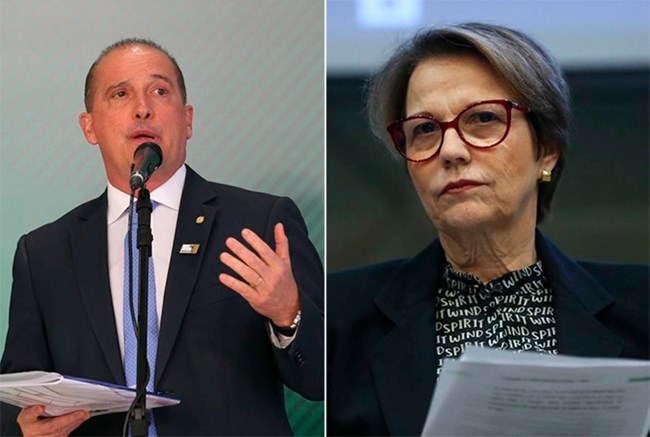 Onyx e Tereza Cristina se licenciam do governo para votar em eleição da Câmara