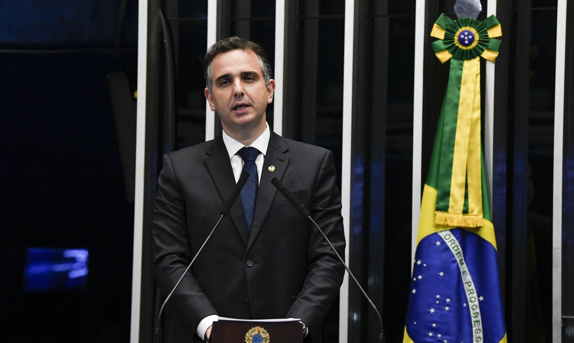 Em seu primeiro discurso, Pacheco defende pautas diversas