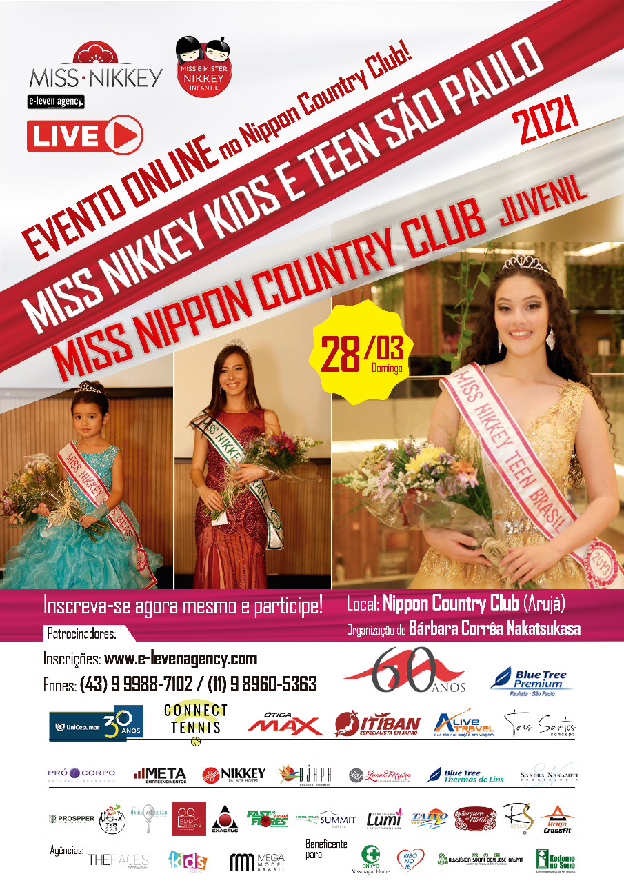 Concurso muda formato para eleger Miss Nikkey Kids e Teen São Paulo