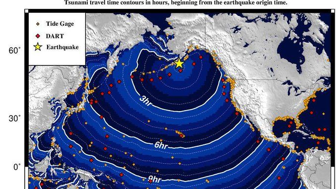 Terremoto de magnitude 8,2 atinge o Alasca e gera alerta de tsunami