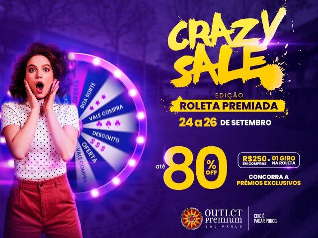 Outlet Premium Grande São Paulo promove Crazy Sale edição Roleta Premiada