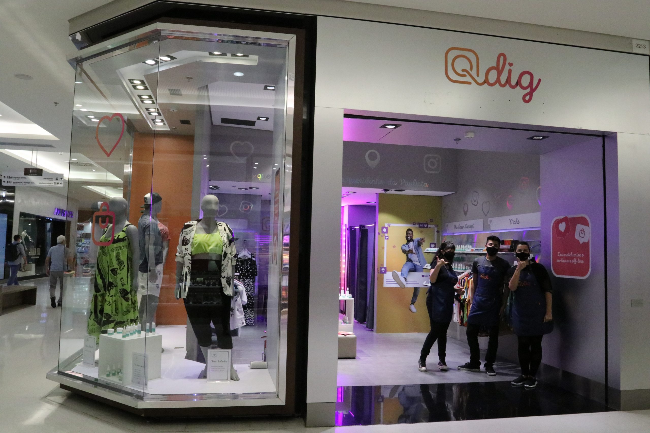 Shopping Cidade São Paulo apresenta Qdig, hub dedicado a marcas nativas digitais para experimentação no ambiente físico