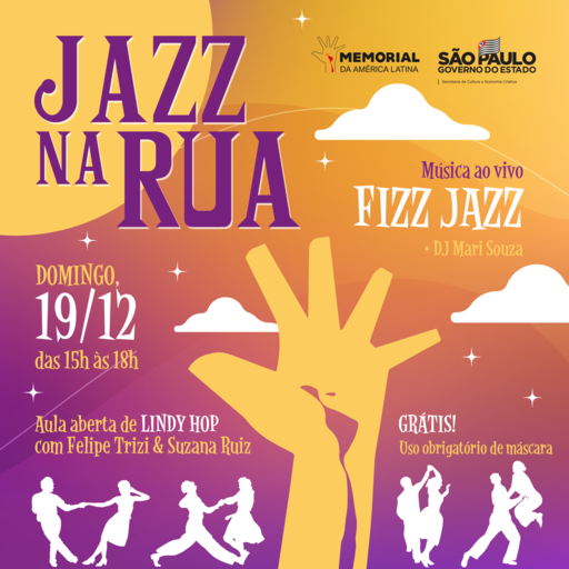 Memorial da América Latina recebe o “Jazz na Rua” na Praça da Sombra