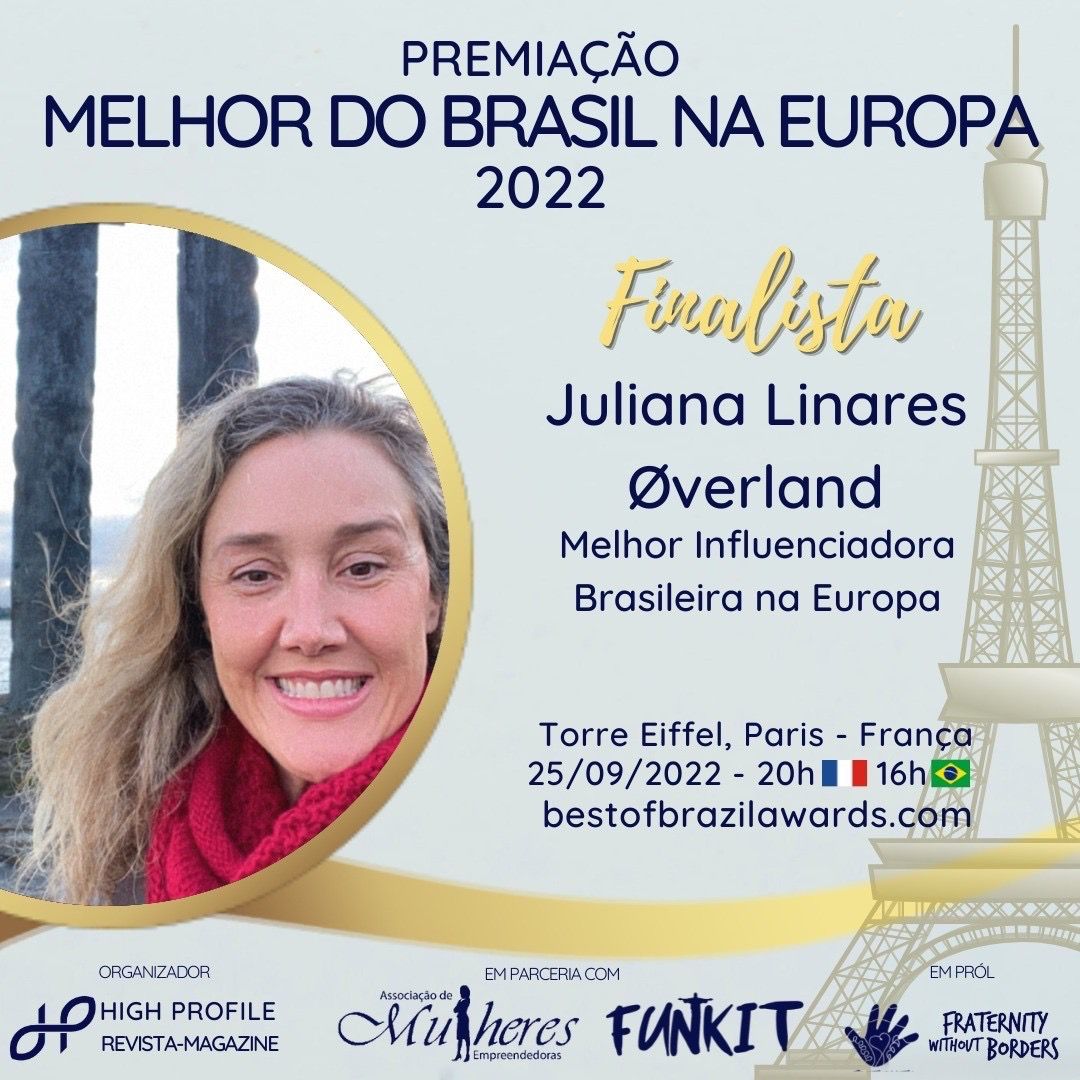 Escritora brasileira é finalista ao prêmio Melhor do Brasil na Europa