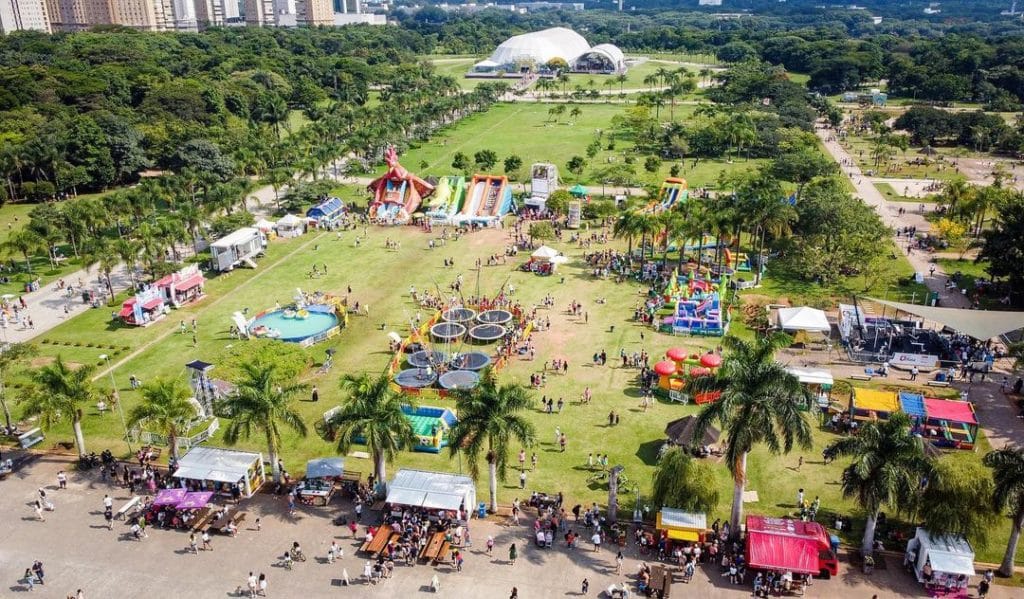 Vista aérea (foto divulgação -Família no Parque) 