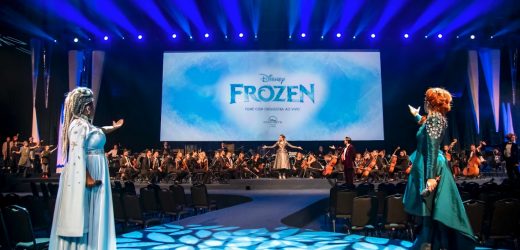 ESPETÁCULO FROZEN IN CONCERT – UNE MÚSICA ORQUESTRADA, TEATRO, CANTO E DANÇA