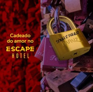 Dia dos Namorados tem Cadeado do Amor no Escape Hotel