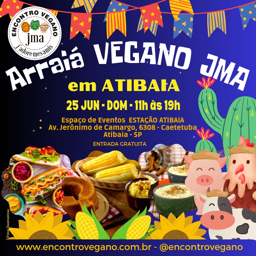 1º Arraiá Vegano JMA em Atibaia