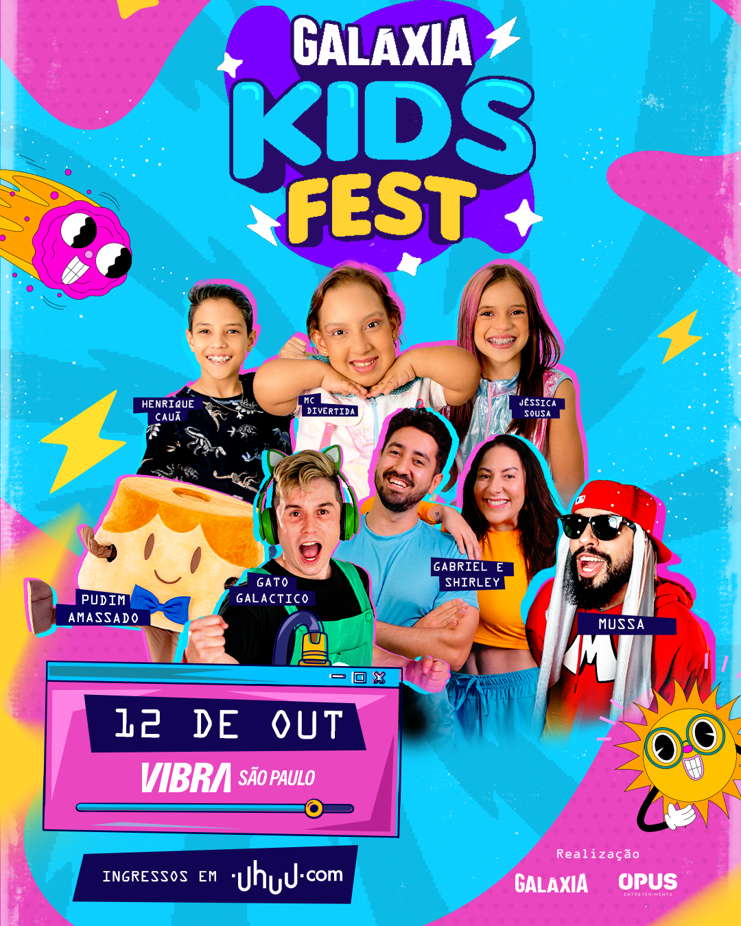 Galaxia Kids Fest reúne atrações de peso do universo infantil em São Paulo