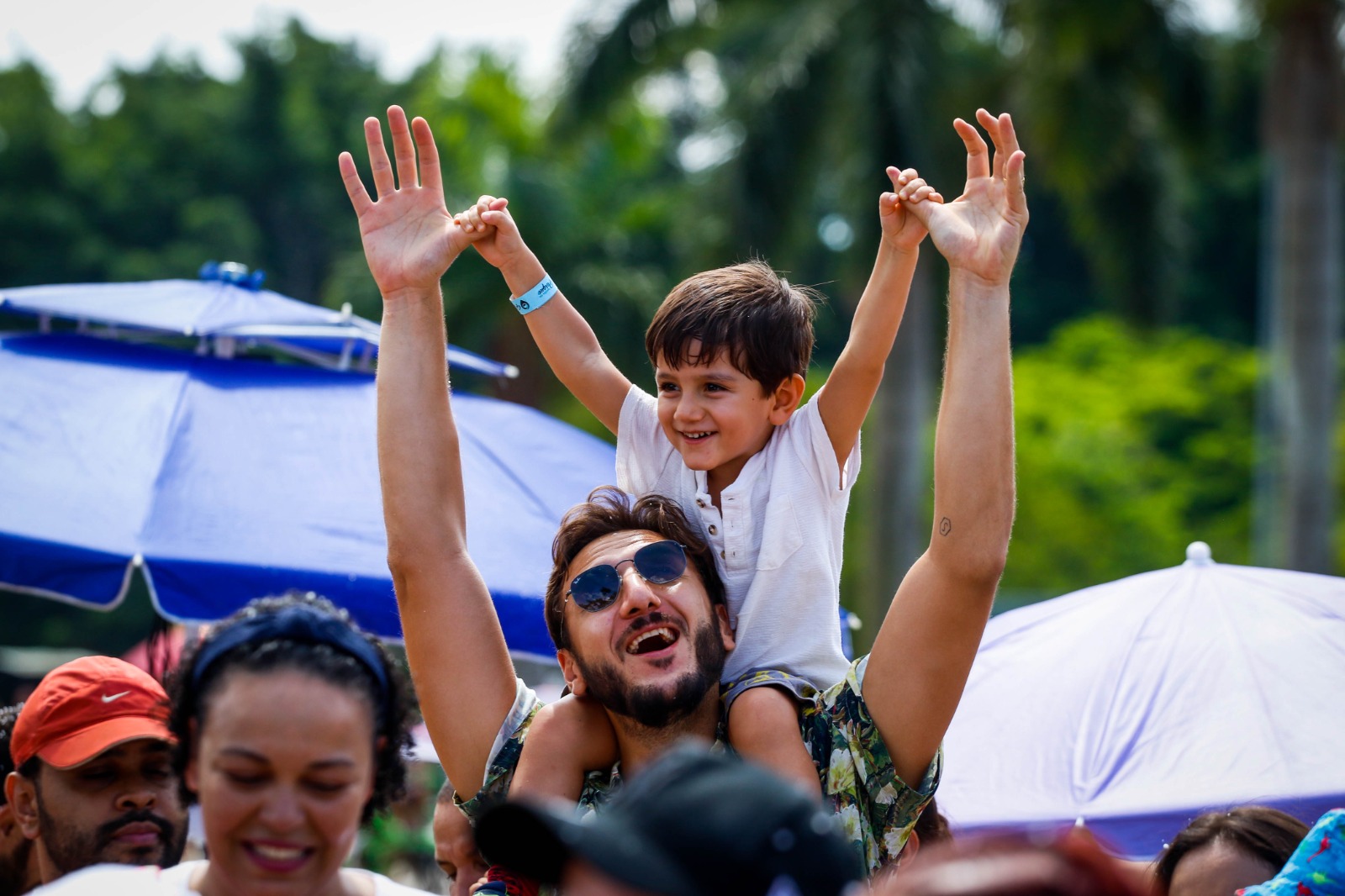 Família no Parque no Villa-Lobos celebra o Dia dos Pais com entrada gratuita para o paizão nos brinquedos da atração