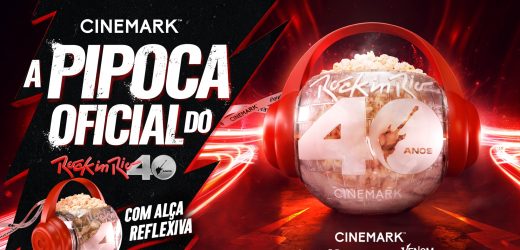 Cinemark revela balde de pipoca colecionável para Rock in Rio 2024