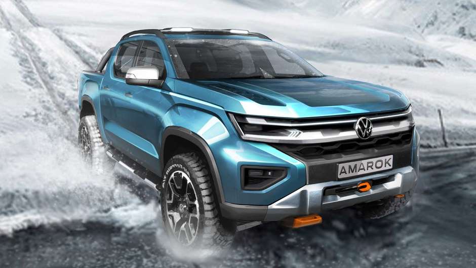 Volkswagen Divulga Imagem Que Revela Design Da Nova Amarok