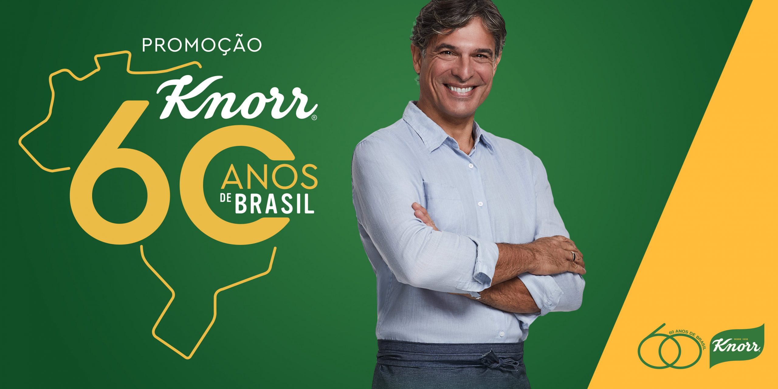 Knorr comemora 60 anos no Brasil e premia consumidores com sorteios de R$ 60 mil