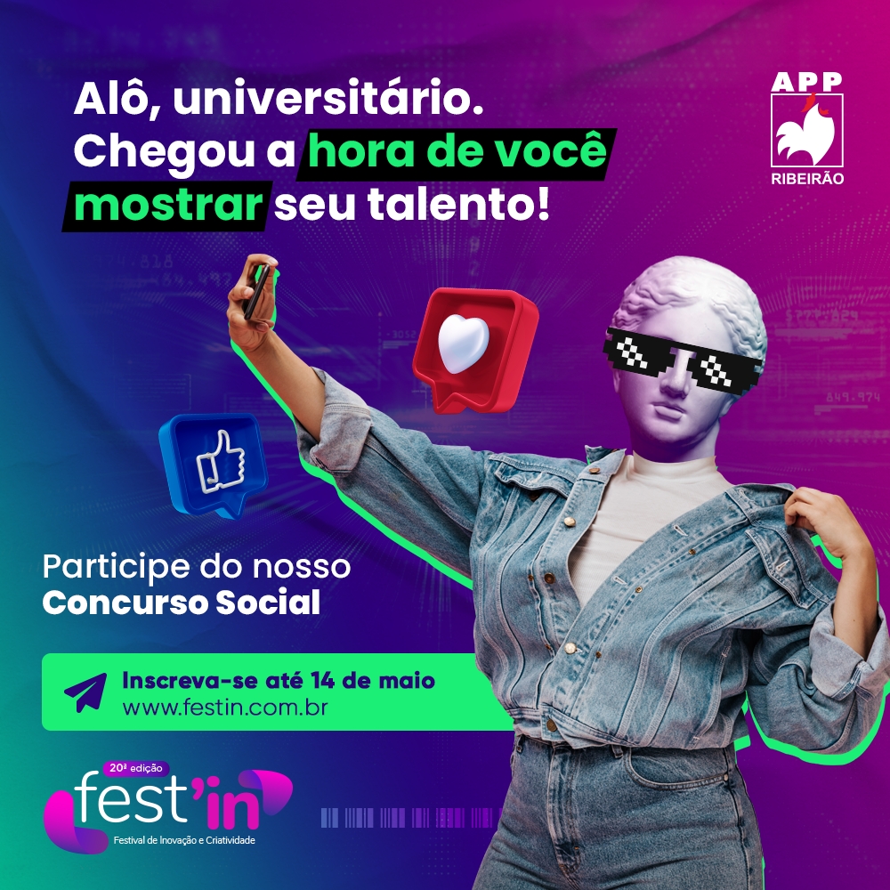 Últimos dias de inscrição para o Fest’in, da APP Ribeirão