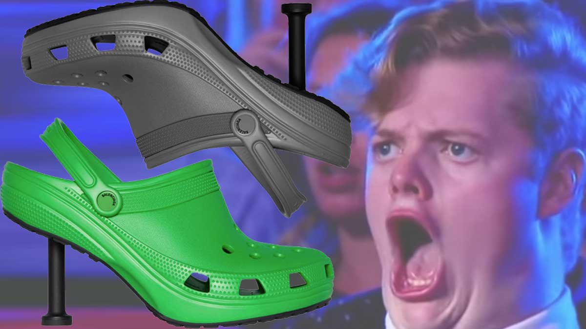 Crocs com salto alto da Balenciaga está dividindo opiniões na internet