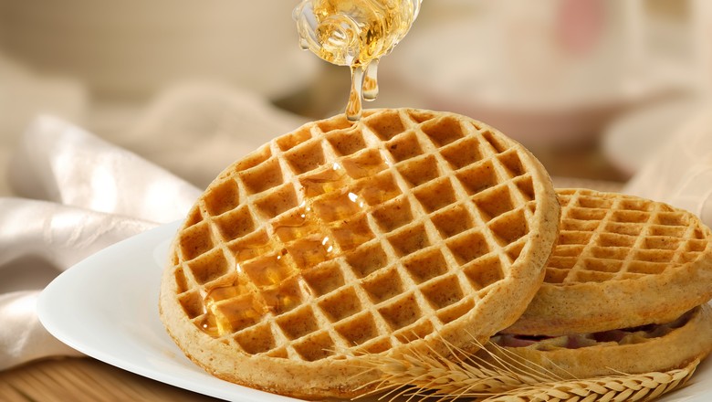 Para O Lanche: Waffle De Farinha Integral