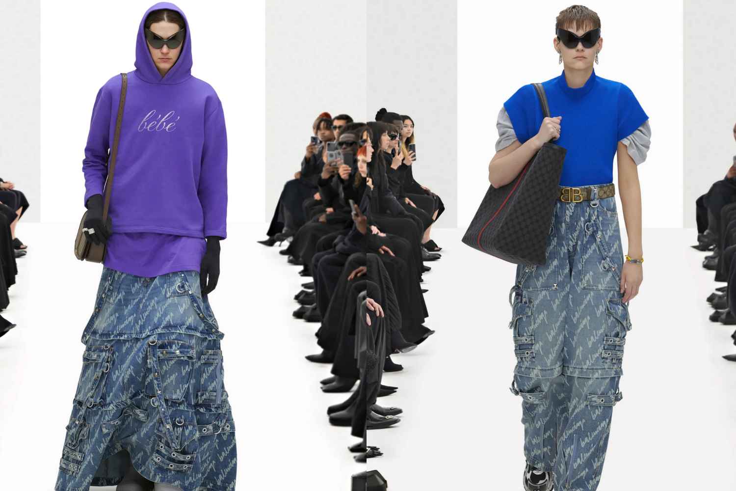 Balenciaga ‘clona’ modelo e reinterpreta acessórios em desfile