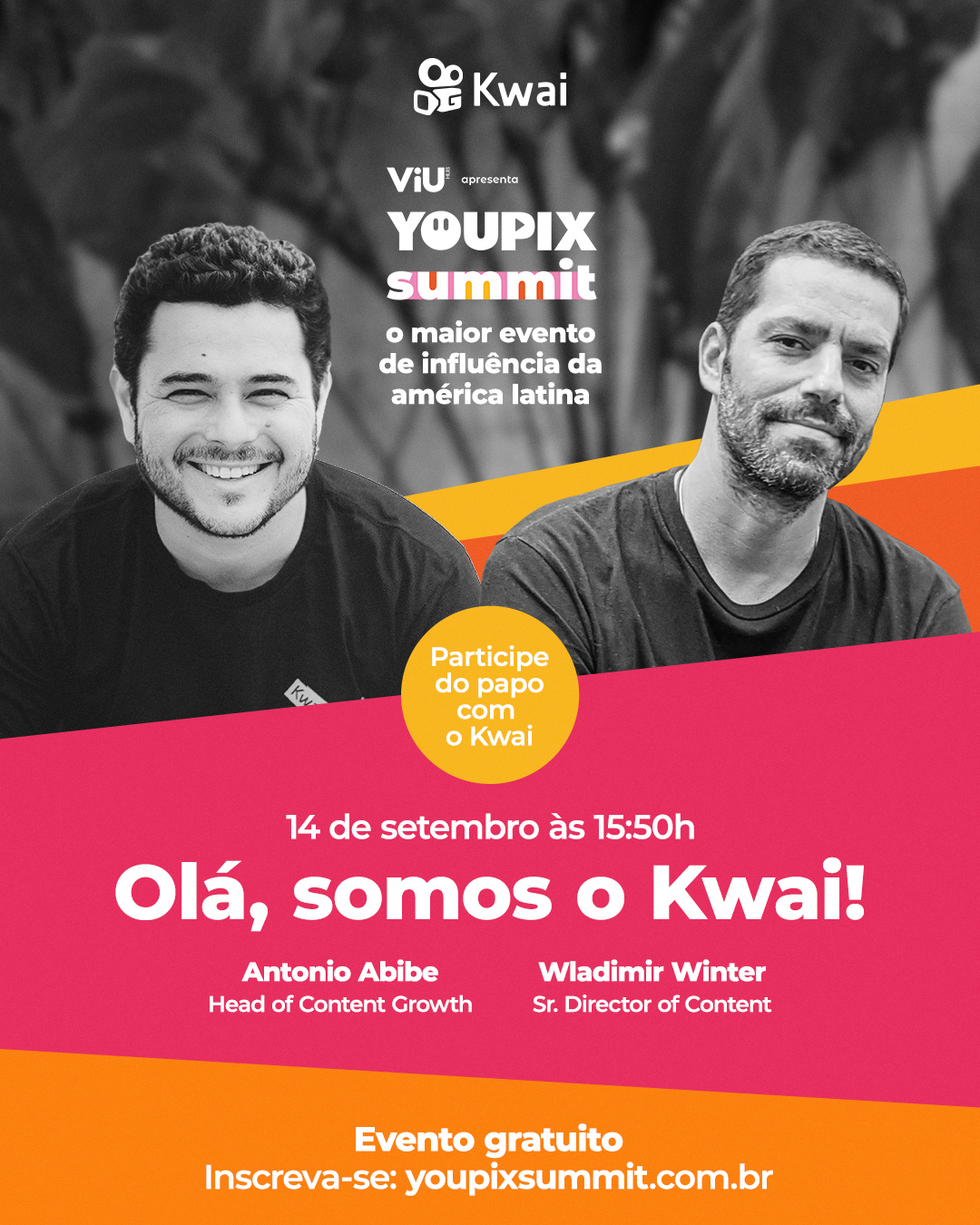 Kwai fará a primeira apresentação pública no evento YouPix Summit