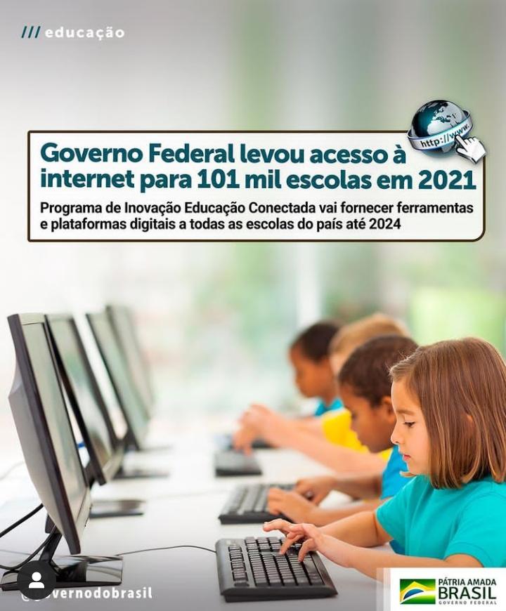 Governo Federal Levou Acesso À Internet Para 101 Mil Escolas Em 2021