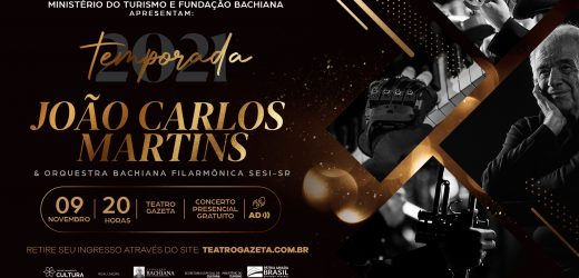 João Carlos Martins e Bachiana Filarmônica SESI-SP realizam concerto presencial no Teatro Gazeta