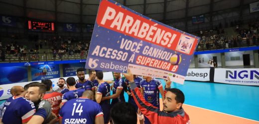 Suzano Vôlei vence Santo André e está na Superliga B 2022