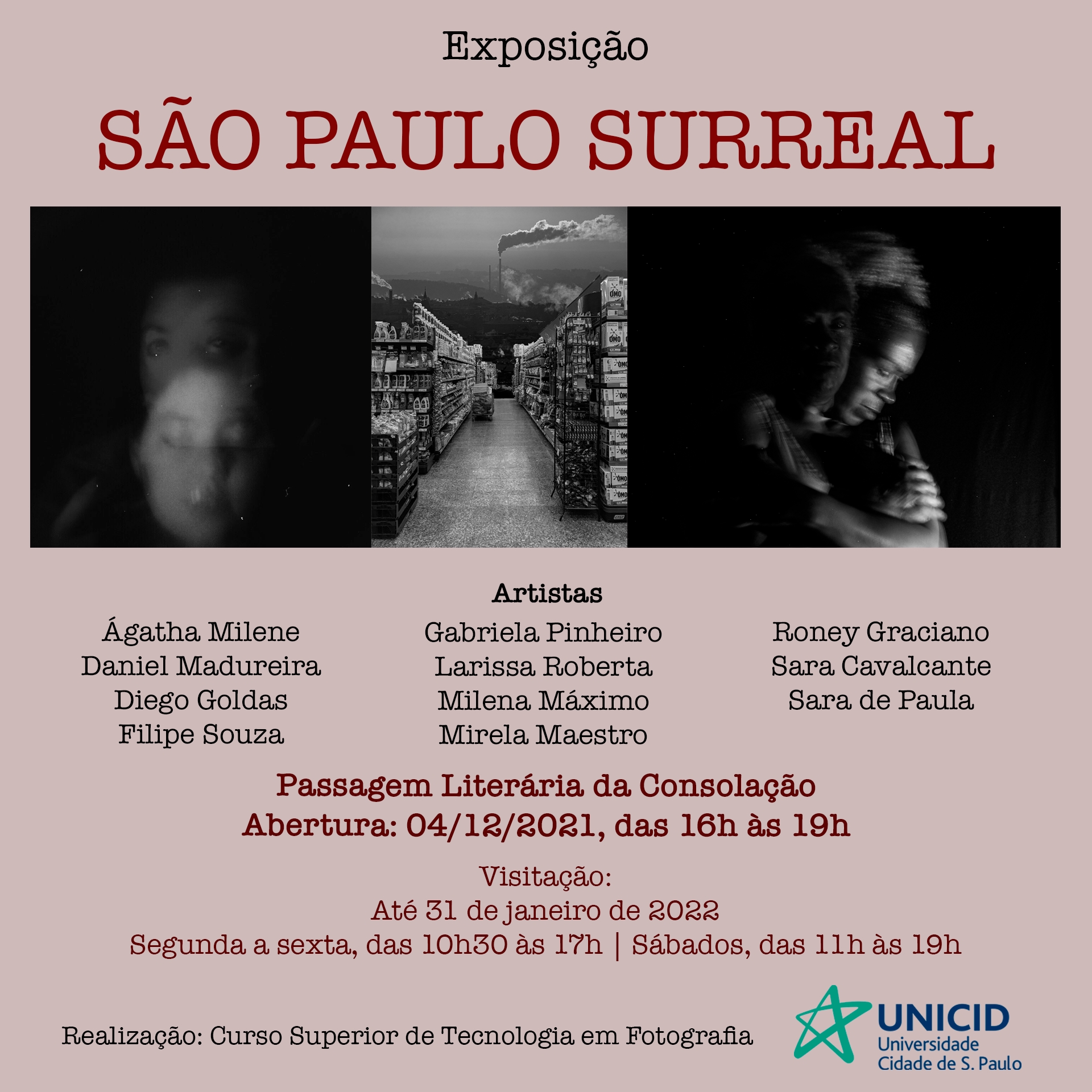 Estudantes de Fotografia da Unicid realizam Exposição “São Paulo Surreal” aberta ao Público