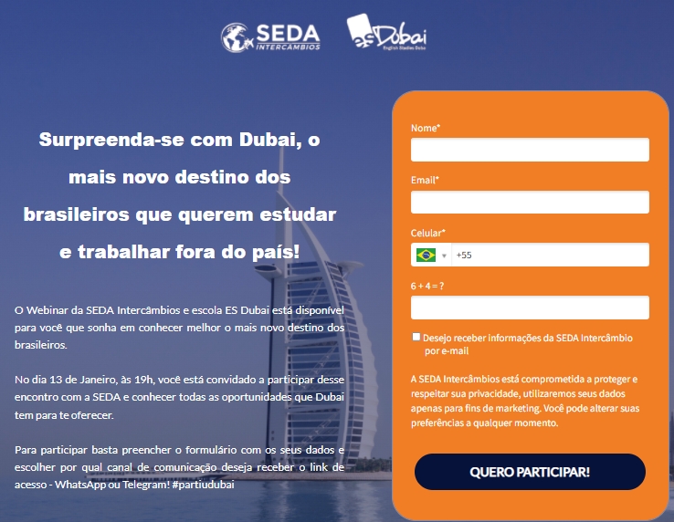 Intercâmbio em Dubai: país oferece visto de trabalho e bolsas para brasileiros