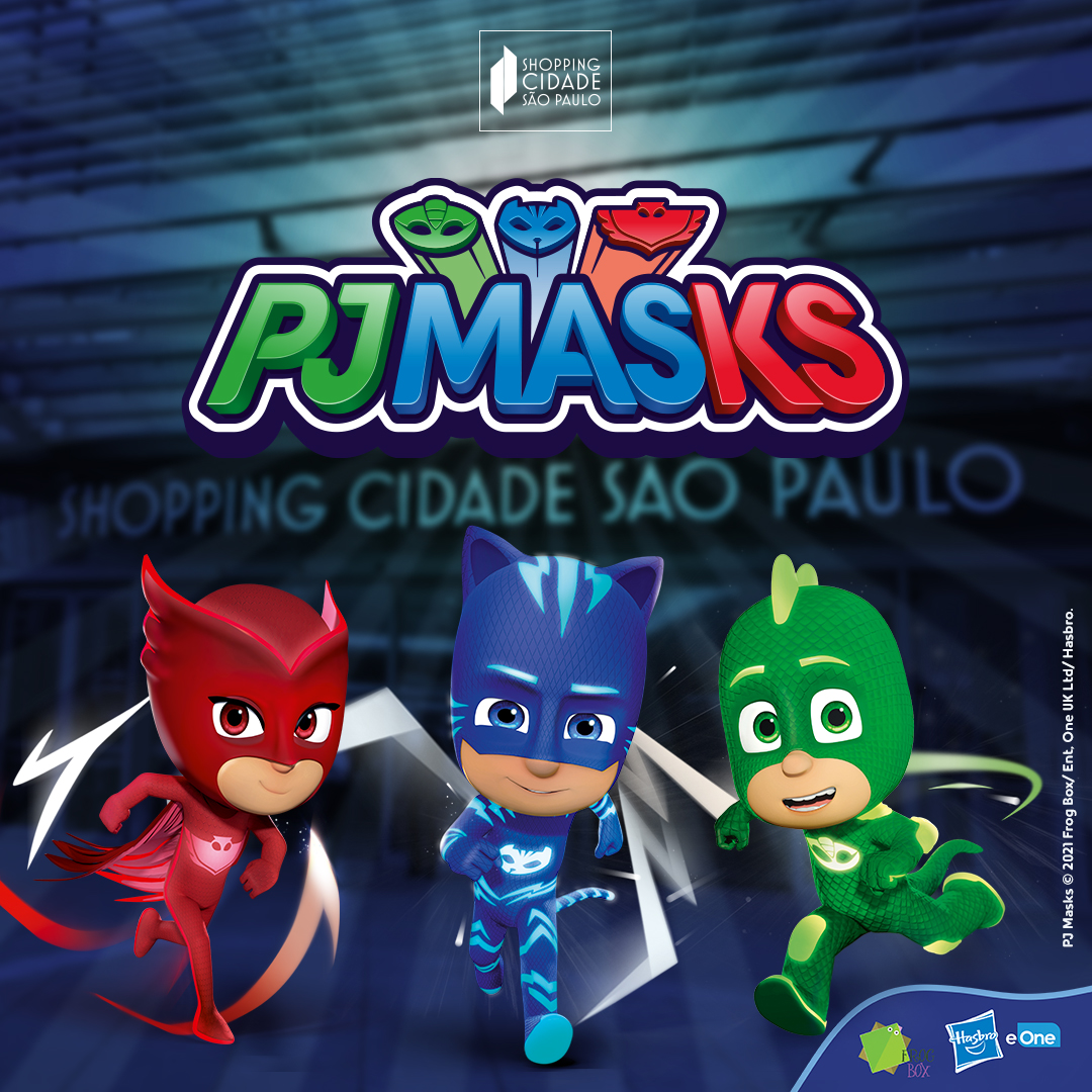 Shopping Cidade São Paulo traz atração dos PJ Masks pela primeira vez para São Paulo