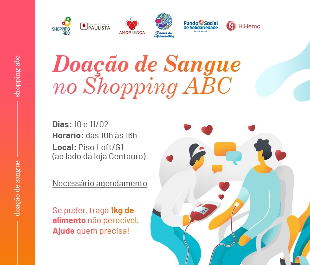 Shopping ABC recebe nova campanha de doação de sangue