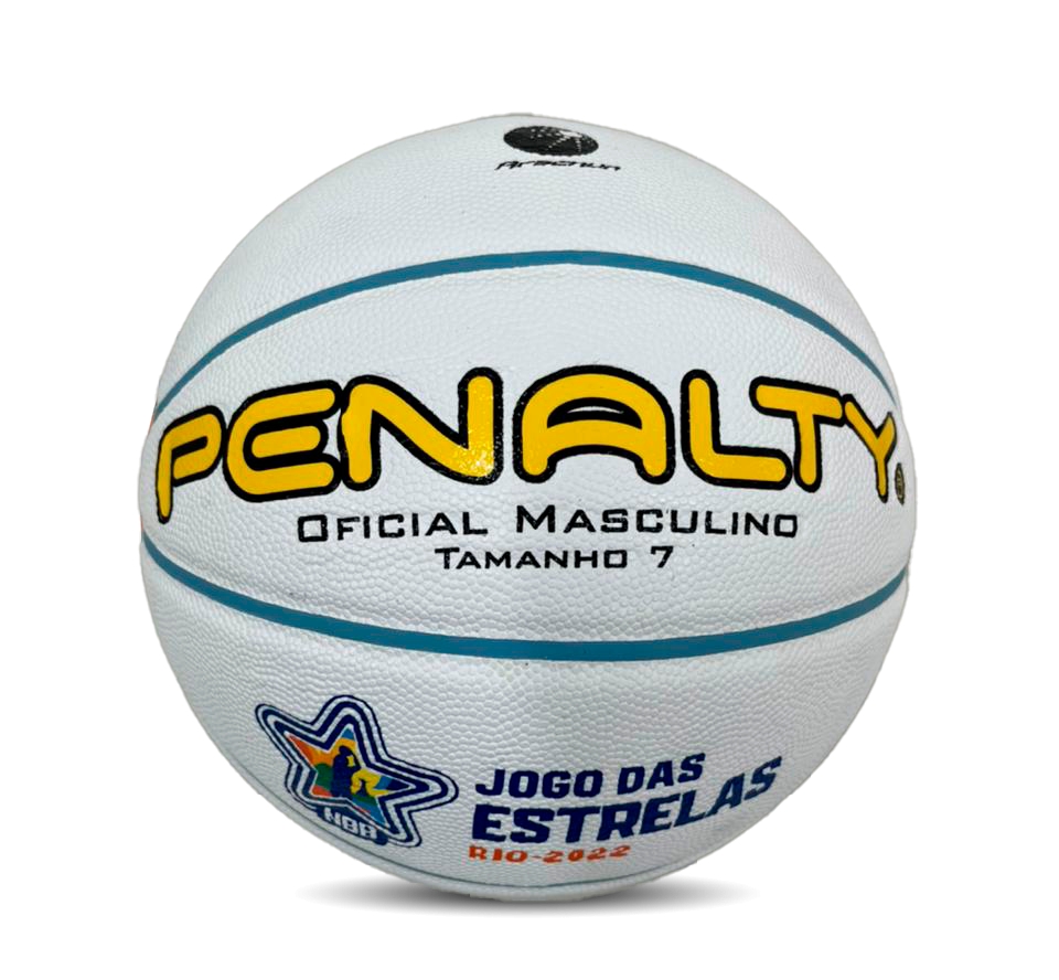 Jogo das Estrelas: Penalty entra em quadra com bolas personalizadas pelo artista Jonathan Melo