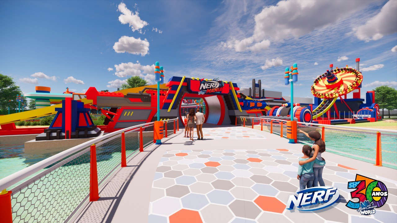 Beto Carrero World terá 1ª área temática NERF no mundo