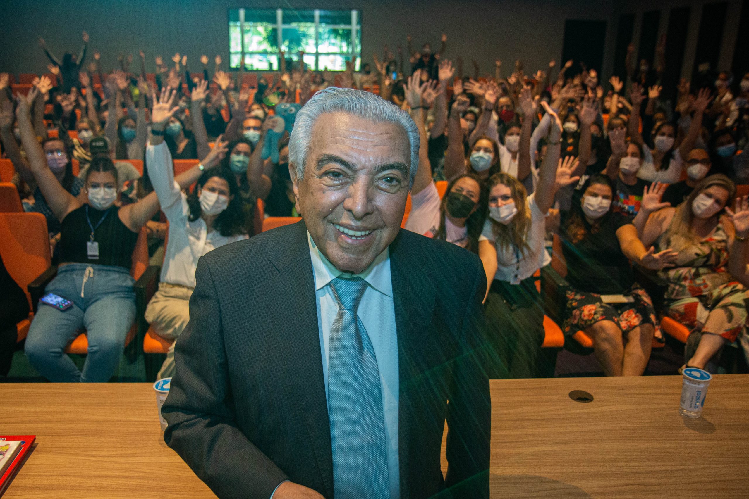 Braz Cubas inaugura auditório Mauricio de Sousa