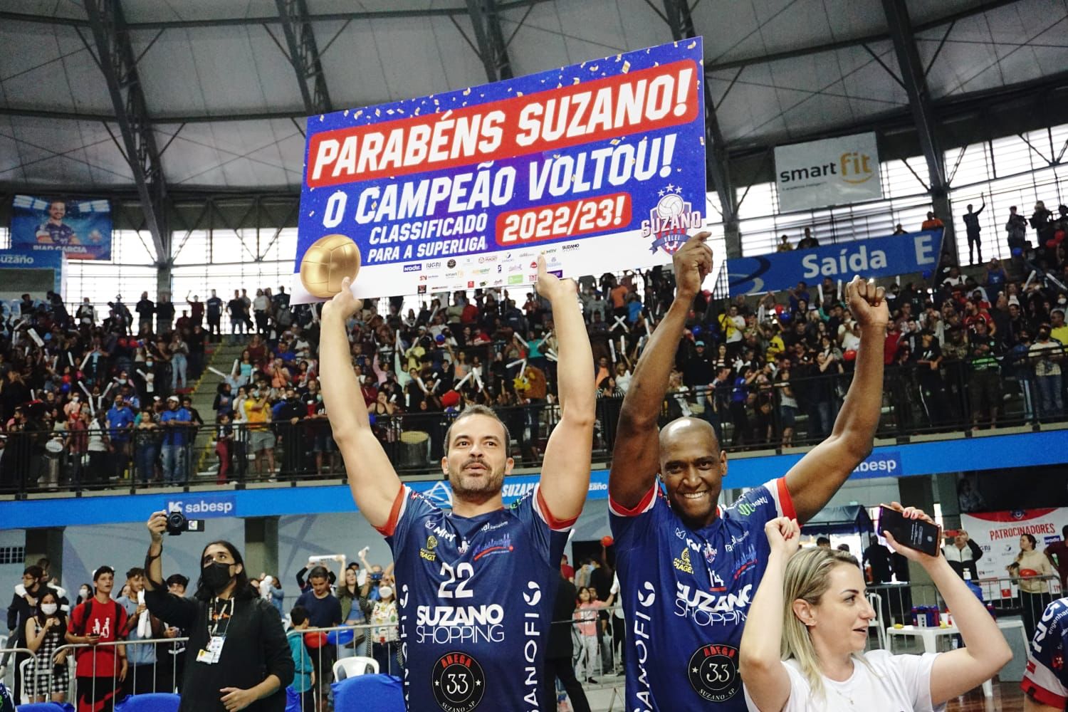 Com Festa Na Arena, Suzano Vôlei Vence Niterói E Está De Volta À Elite Do Voleibol Brasileiro