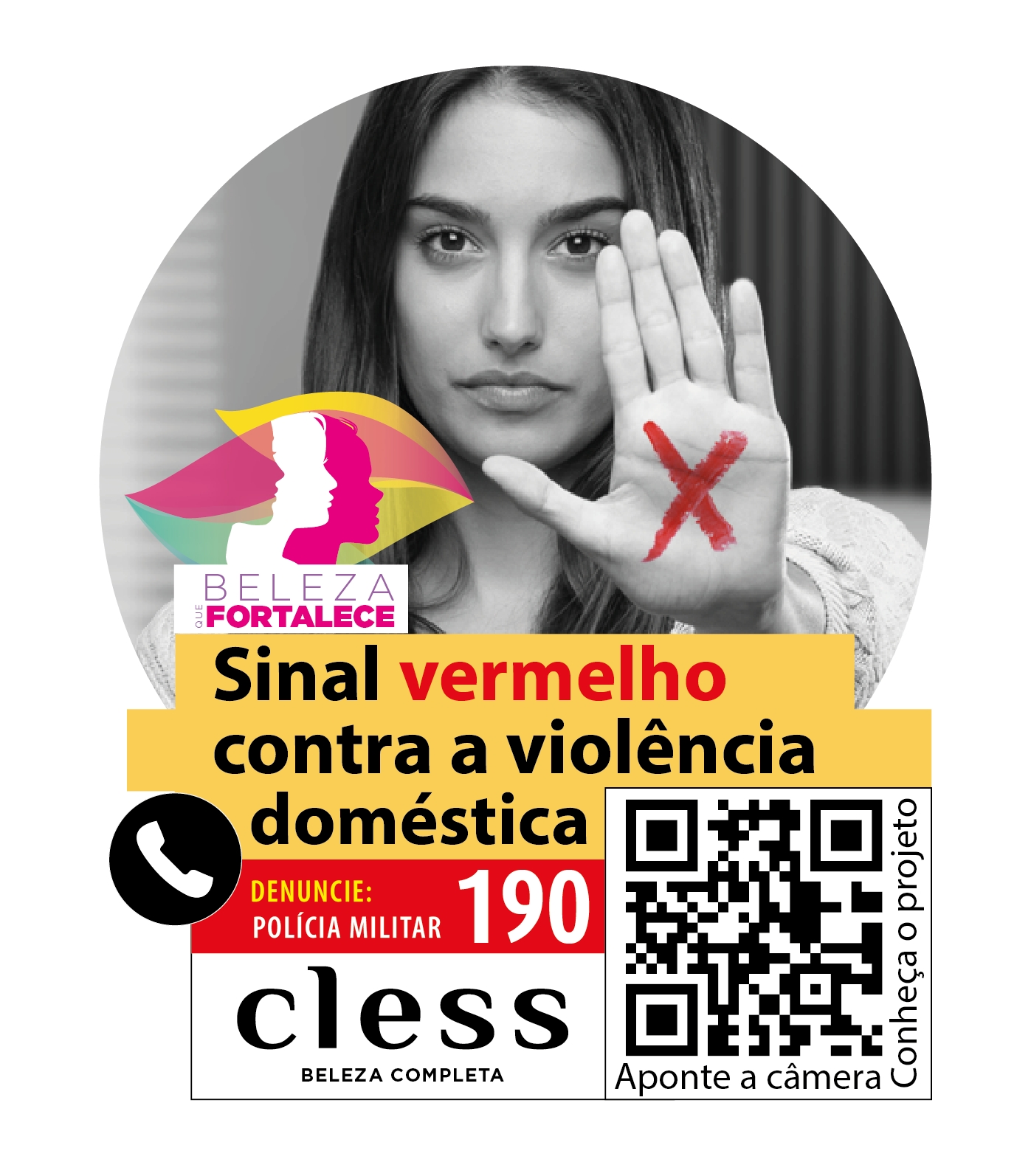 Ativação com propósito: Cless Cosméticos leva Campanha Sinal Vermelho Contra a Violência Doméstica para APAS Show 2022