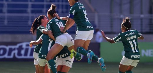 Palmeiras atropela São José e retoma a ponta do Brasileiro Feminino