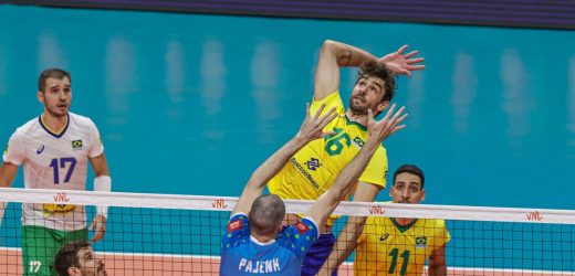 Brasil vence a segunda na Liga das Nações de vôlei masculino