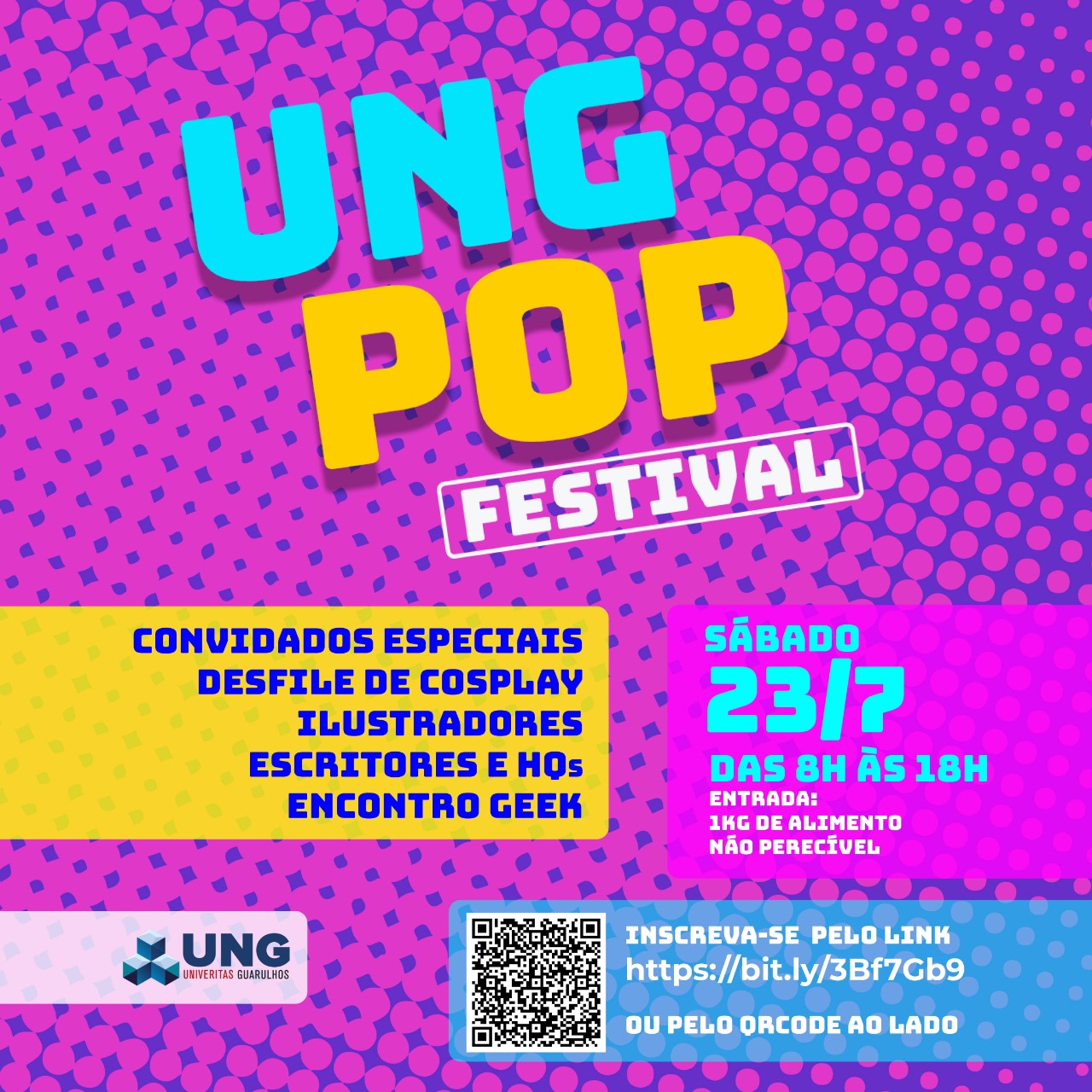 I UNG POP Festival acontece neste sábado (23)