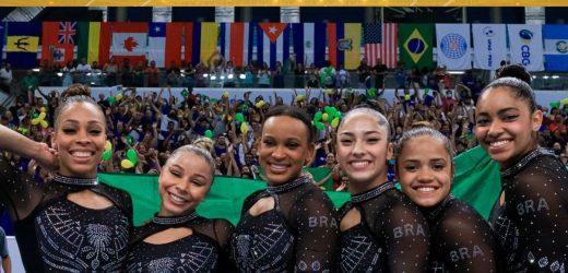 Seleção feminina é campeã por equipes no Pan de ginástica artística