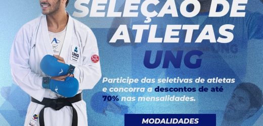 UNG abre inscrições para seletiva de atletas em diversas modalidades