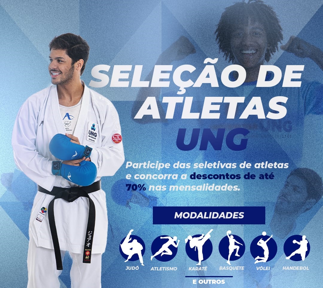 UNG abre inscrições para seletiva de atletas em diversas modalidades