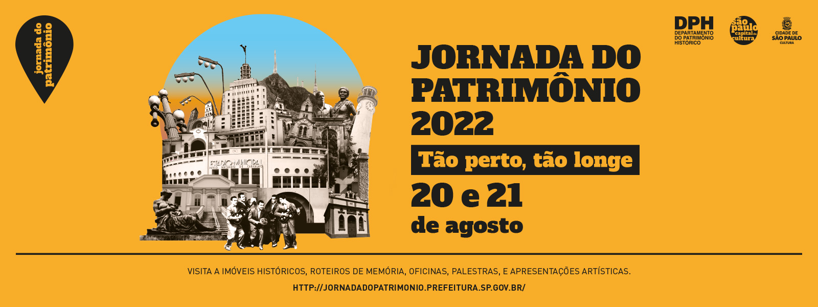 Tão perto, tão longe: 8ª Jornada do Patrimônio anuncia programação completa