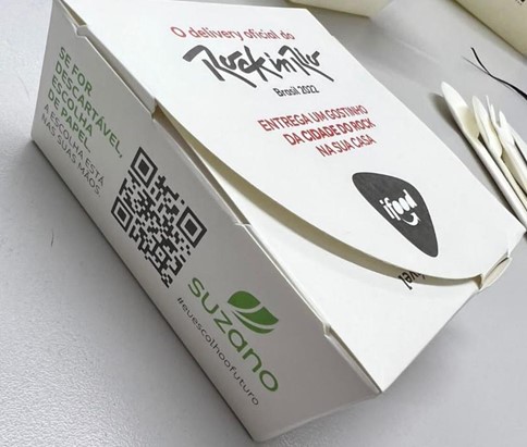 iFood e Suzano investem na redução de impacto ambiental no Rock in Rio com embalagens sustentáveis livres de plástico