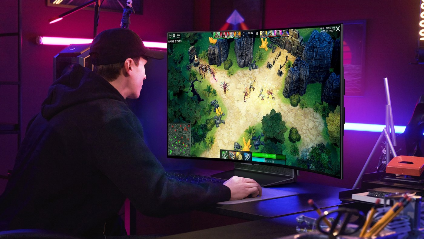 Samsung anuncia seu primeiro monitor gamer OLED com Gaming Hub