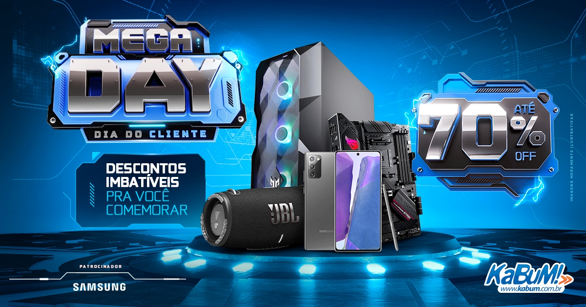 KaBuM! anuncia Mega Day para celebrar o Dia do Cliente