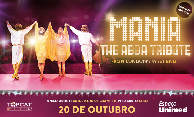 “MANIA – The Abba Tribute” chega no Espaço Unimed