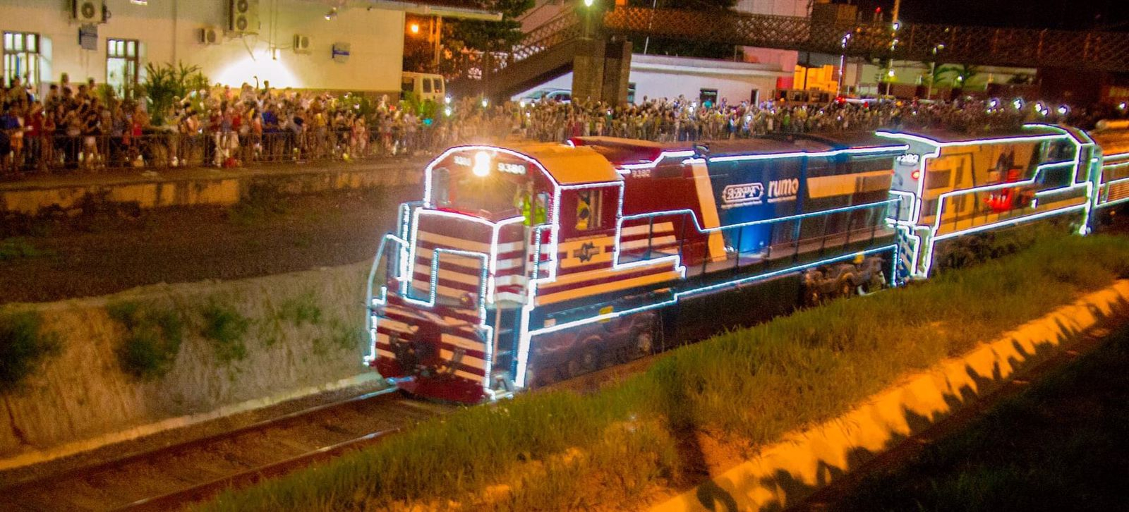 Trem de Natal da Rumo começa a circular dia 5 de dezembro