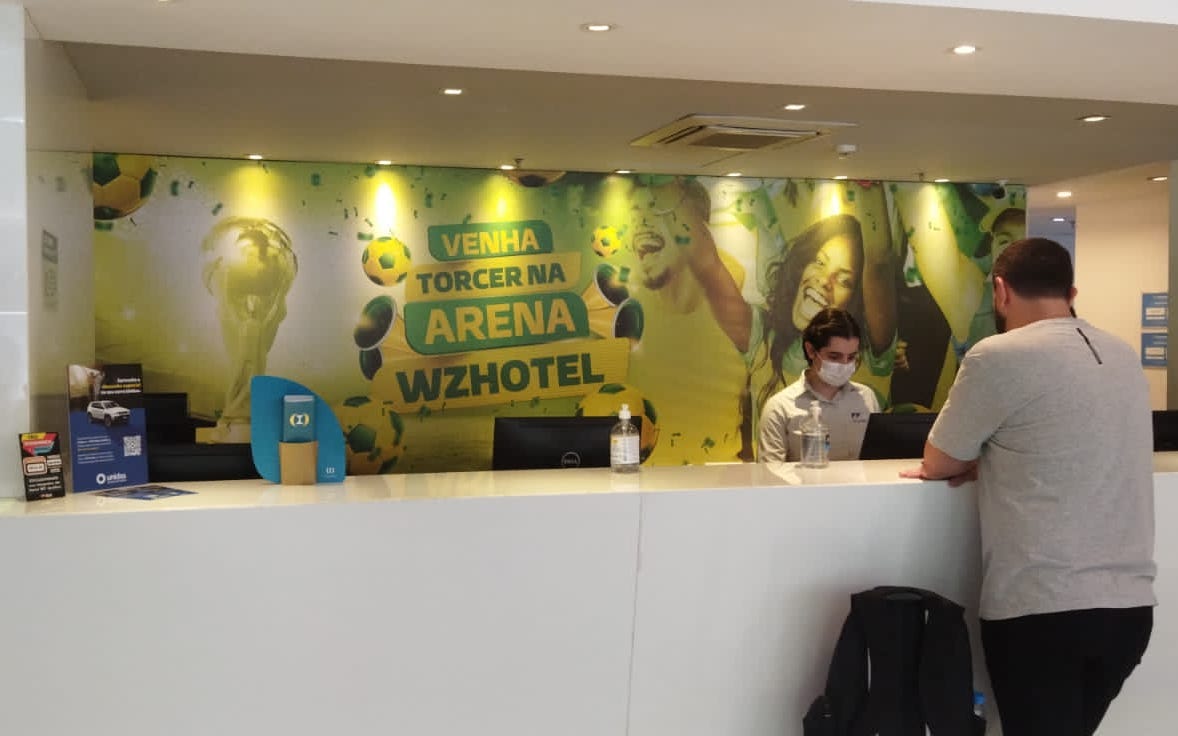 WZ Hotel Jardins cria espaço temático da Copa do Mundo