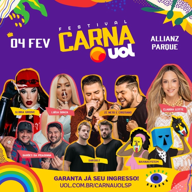 CarnaUOL 2023: confira os estreantes no maior festival pré-carnaval de São Paulo