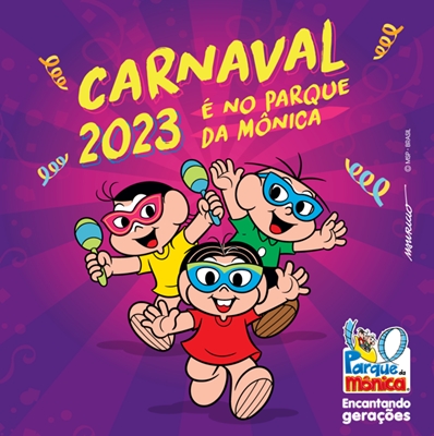 Carnaval do Parque da Mônica tem Bloquinho, Brincareta e Matinê do Limoeiro com muita diversão!