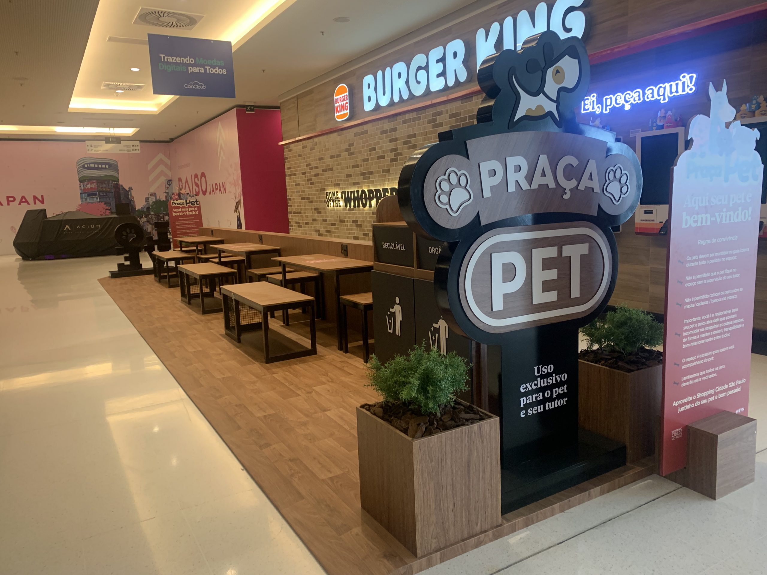 Shopping Cidade São Paulo agora tem praça de alimentação pet friendly